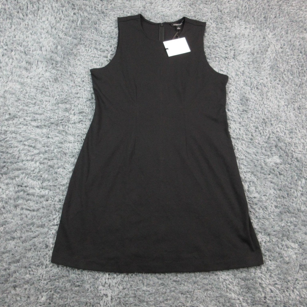41 Hawthorn Dress Womens XL Black Sleeveless Knit Sheath Work Office Knee NWT